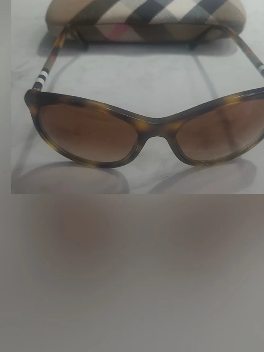 Burberry Tortoiseshell Nova Check Sunglasses B4145-A 3316/13 55/18/140